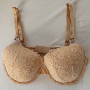 Victoria's Secret Neutral Lined Demi Bra - 34D